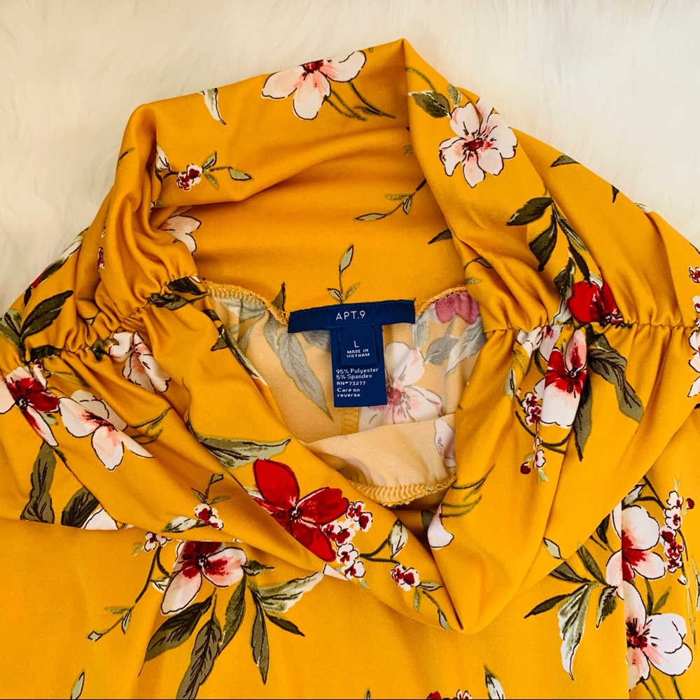 🔻SOLD🔺NWT Apt 9 High Low Floral Skirt - Picture 5 of 13